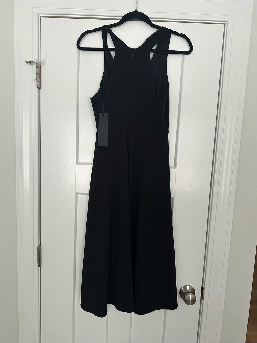 Classic Black Sleeveless A-Line Dress